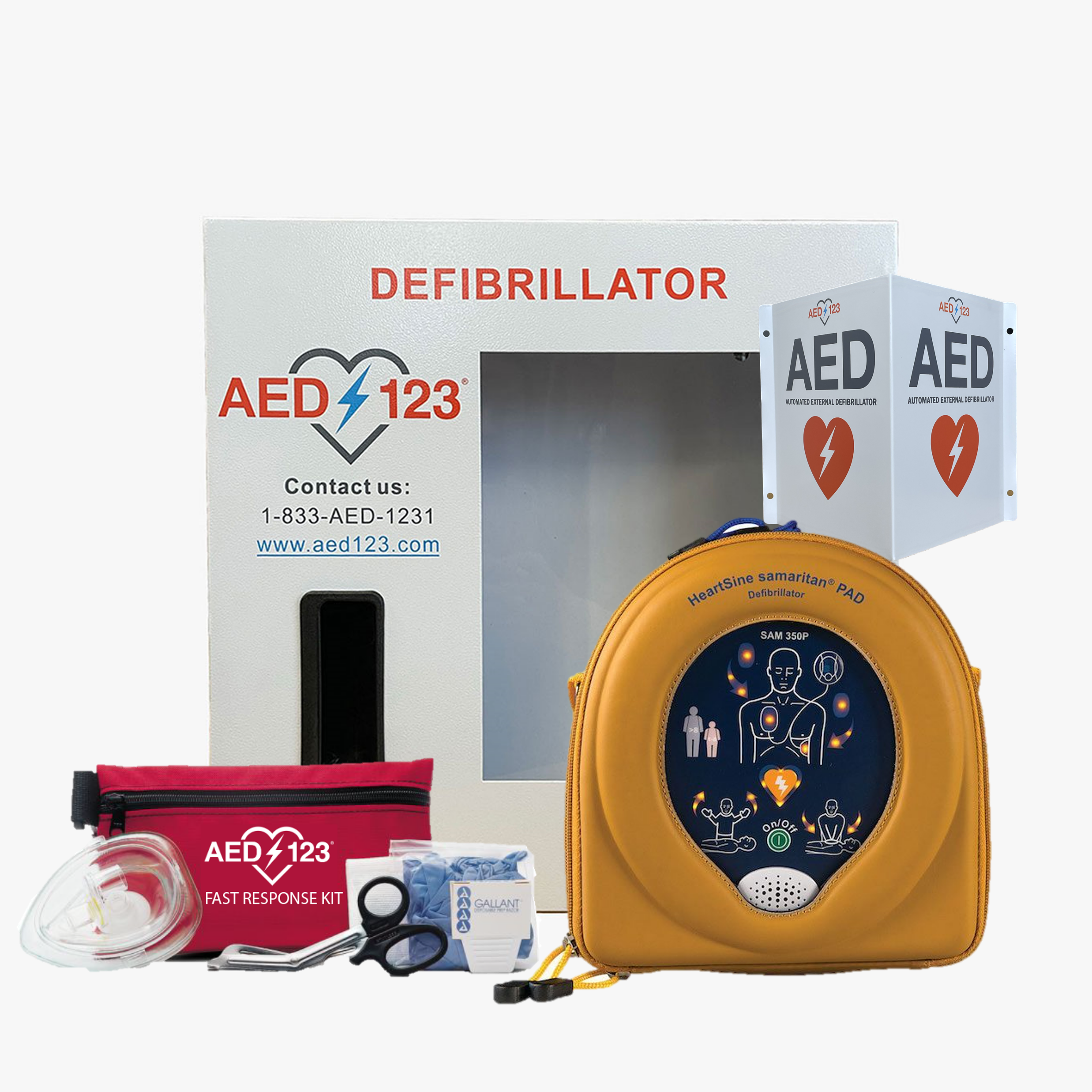 Stryker, Heartsine 350P Bundle (semi-automatic AED)